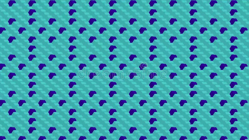 Kaleidoscope consists of geometric shapes blinking in different colors. royalty free illustration