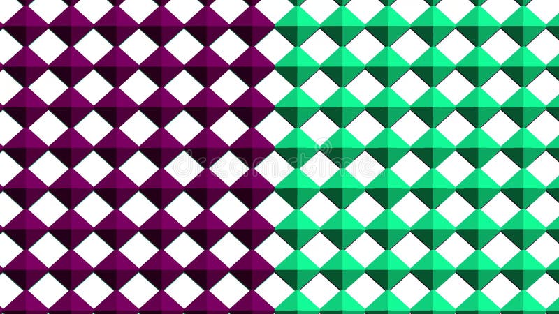 Kaleidoscope consists of geometric shapes blinking in different colors. royalty free illustration