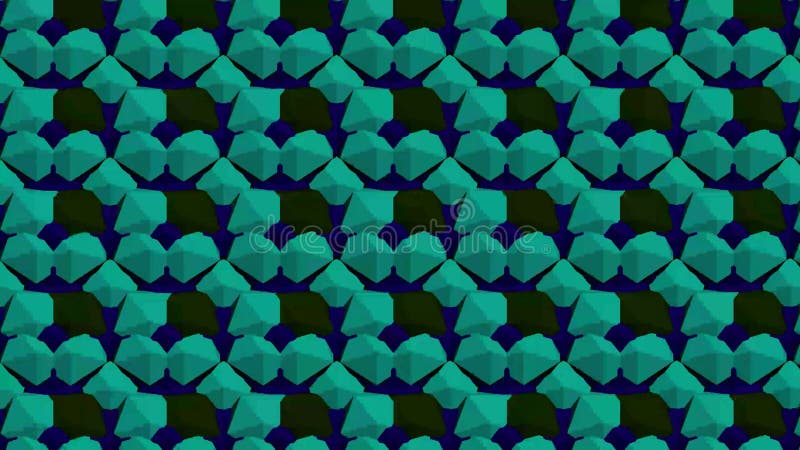 Kaleidoscope consists of geometric shapes blinking in different colors. vector illustration