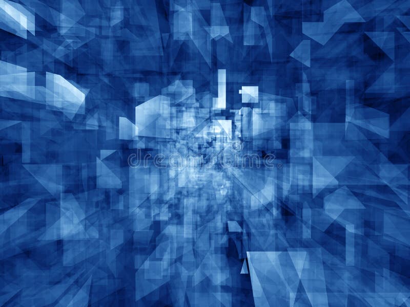 Kaleidoscope - crystal blue reflections