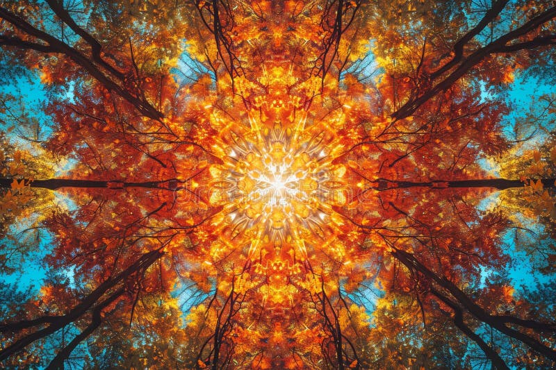 Kaleidoskopisk vortex vektor illustrationer