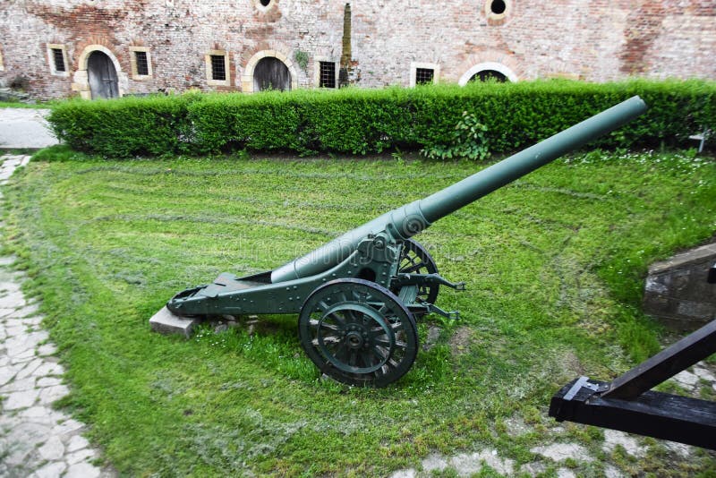 Belgrade / Serbia - 06 05 2019 : kalemegdan, Breach. tank and missile royalty free stock photography Belgrade / Serbia - 06 05 2019 : kalemegdan, Breach. tank and missile royalty free stock photography