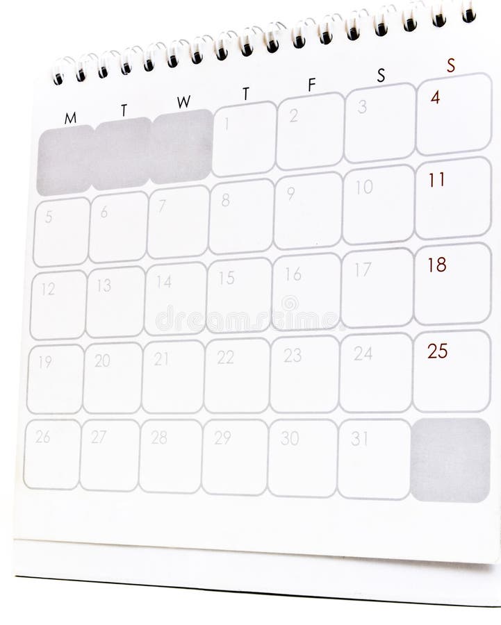 Kalendarzowy biurko