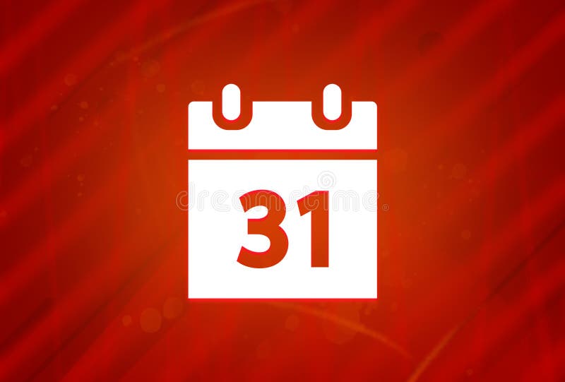 Kalender-ikon isolerad på abstrakt röd övertoningsbakgrund. Kalender-ikon isolerad på bakgrundsillustration av abstrakt röd övertoning