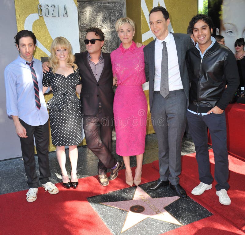 Kaley Cuoco & cast of The Big Bang Theory