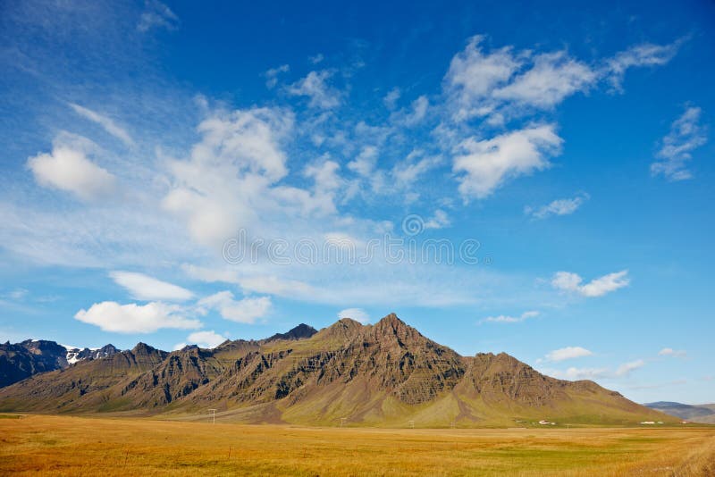 Kalfafell, East Fjords, Iceland stock photos