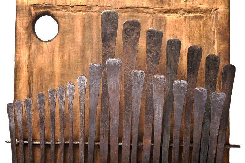 Traditional African instrument kalimba or thumb piano