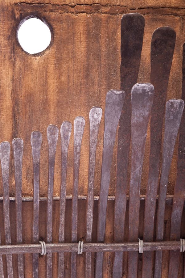 Traditional music African instrument kalimba or thumb piano. Traditional music African instrument kalimba or thumb piano