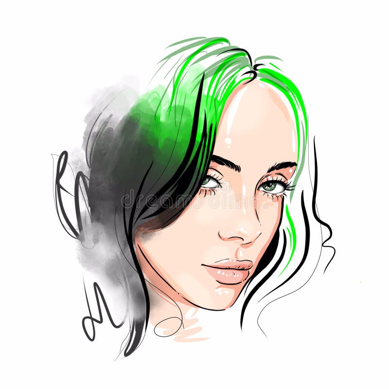 How to draw Billie Eilish  Kofi  Where creators get support from fans  through donations memberships shop sales and more The original Buy Me a  Coffee Page