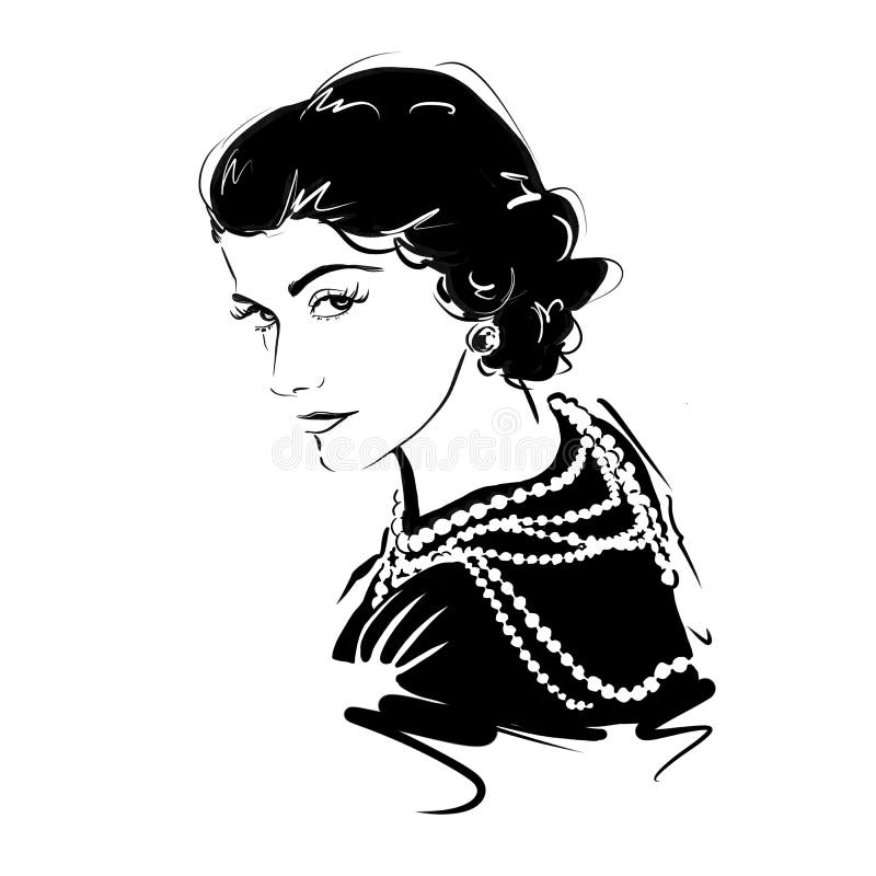 Coco Chanel Stock Illustrations – 452 Coco Chanel Stock