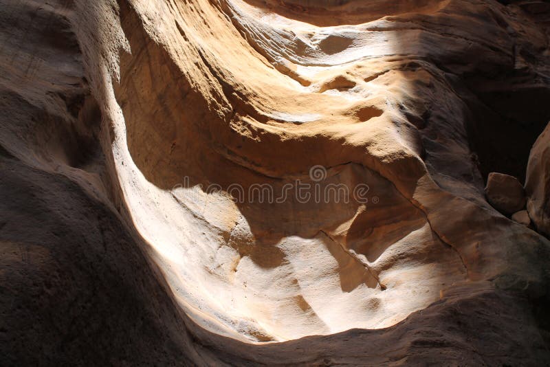 Kalksten naturreserv, Mujib Siq royaltyfri bild Kalksten naturreserv, Mujib Siq royaltyfri bild