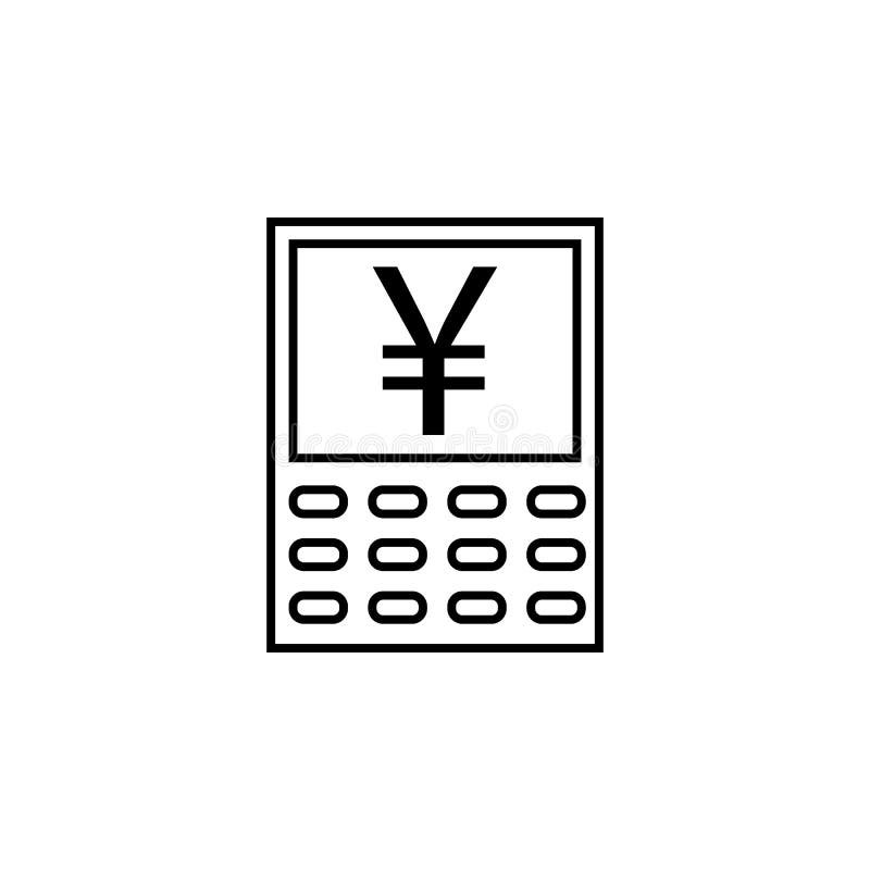 Kalkulator, Juan ikona Element finansowa ilustracja Znaki i symbol ikona mogą używać dla sieci, logo, mobilny app, UI, UX royalty ilustracja Kalkulator, Juan ikona Element finansowa ilustracja Znaki i symbol ikona mogą używać dla sieci, logo, mobilny app, UI, UX royalty ilustracja