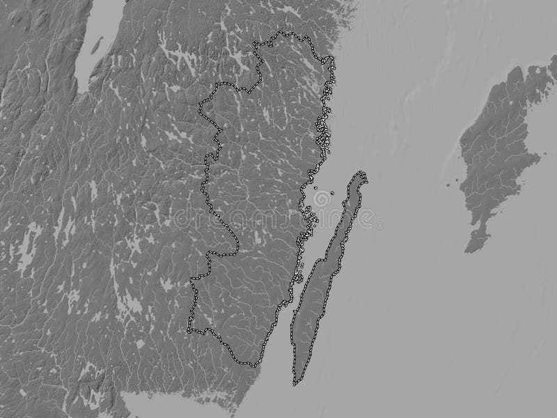 Kalmar, Sweden. Bilevel. No Legend Stock Illustration Illustration of