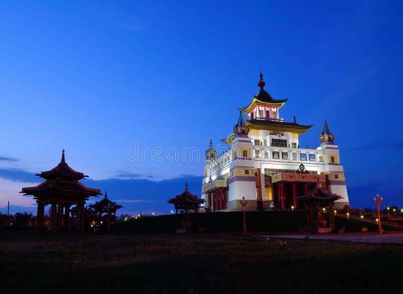 Kalmykia. Elista. Temple Golden Abode of Buddha Shakyamuni