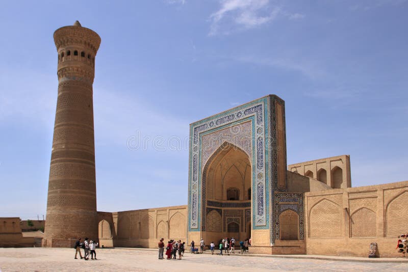Kalyan Minarett und Kalyan Mosque in Bukhara-Stadt, Usbekistan