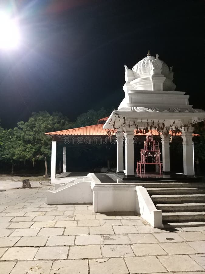 Satya Sai Kalyana Mandapam Srinagar Colony Kalyana Mandapam of Powerful Shiva Temple Stock Photo - Image of