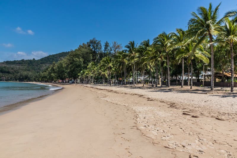Kamala beach phuket thaïlande image stock