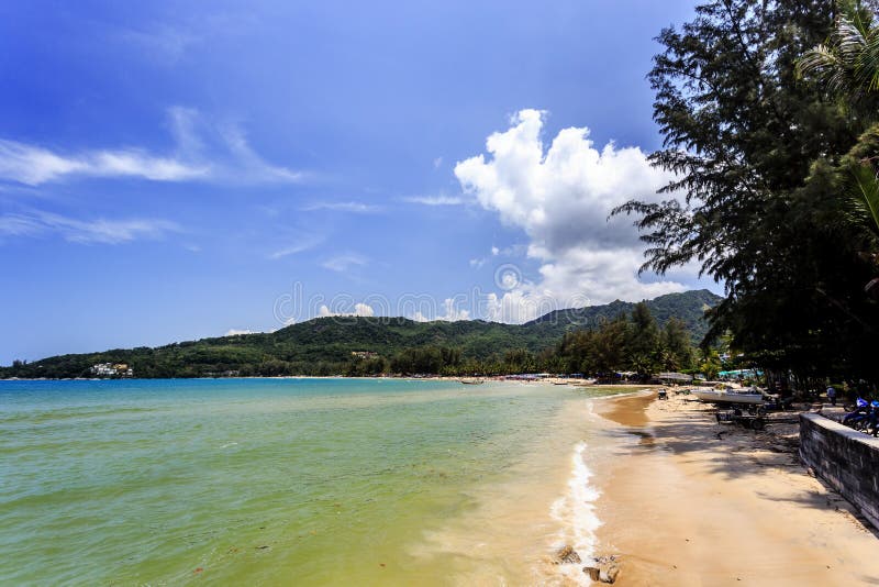 KamalaStrand, Phuket, Thailand Stockfoto Bild von sommer, küste 94939798