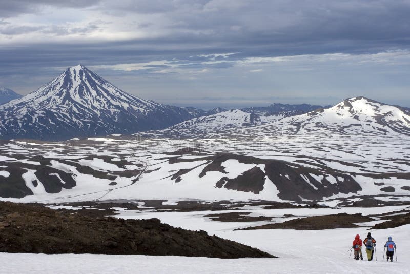 Kamchatka view on Vilyuchinsky volcano