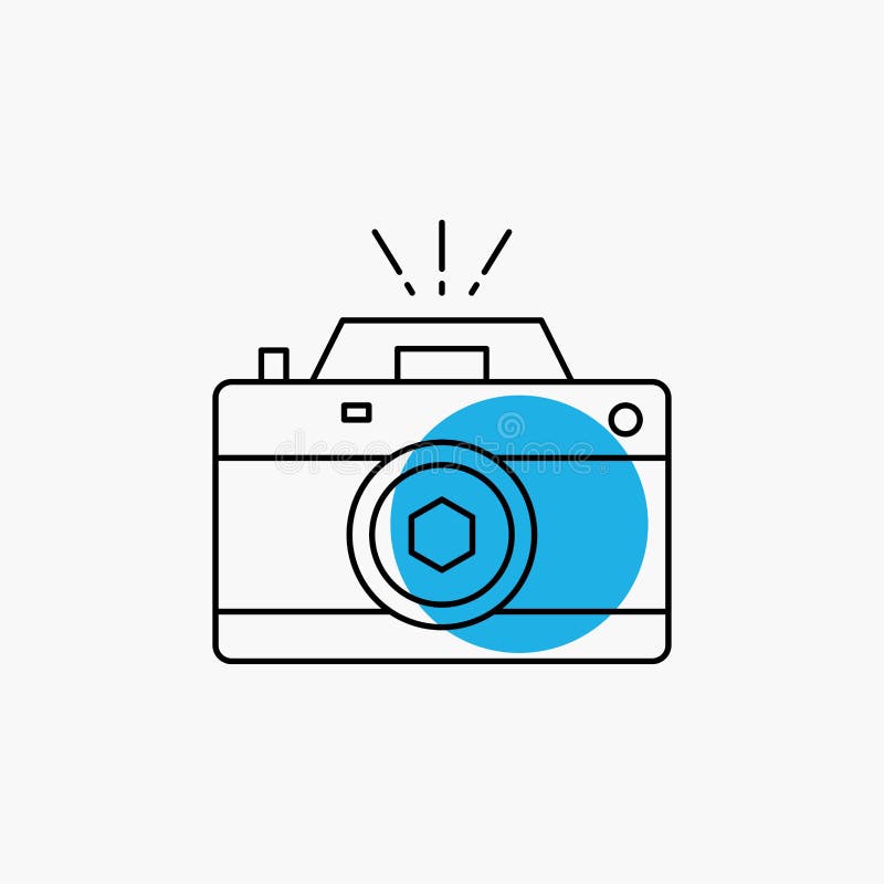 Kamera, fotografia, zdobycz, fotografia, apertury Kreskowa ikona royalty ilustracja Kamera, fotografia, zdobycz, fotografia, apertury Kreskowa ikona royalty ilustracja