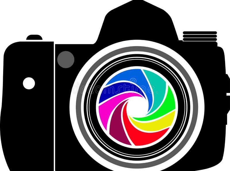 Kamera logo ilustracja wektor. Ilustracja złożonej z arte - 22551927
