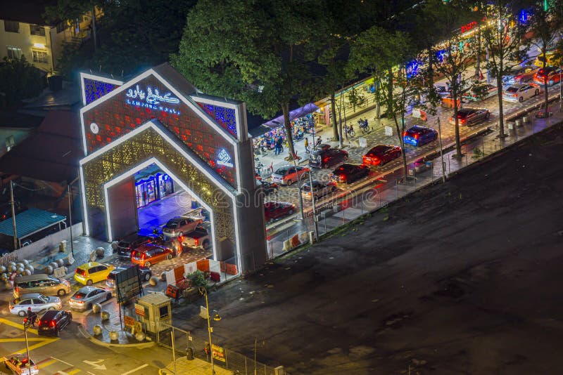 Kampung Baru Entrance Located in the Northern Part of Kuala Lumpur`s