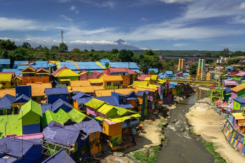  Kampung  Warna  Warni Colorful Village Jodipan Tridi Malang 