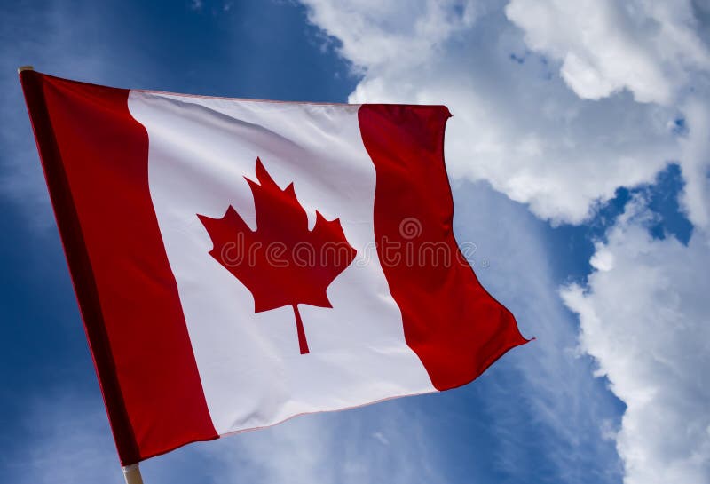 Kanada flagga arkivfoto Kanada flagga arkivfoto