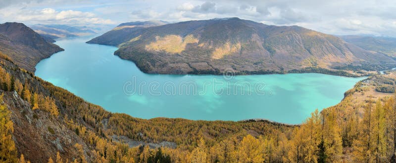 Kanas Lake in Panorama View