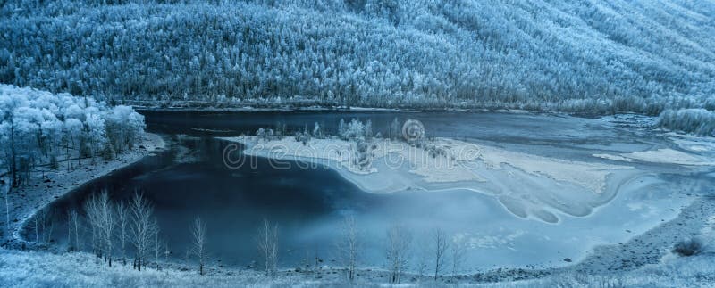 Kanas-Naturschutzgebiet in Xinjiang, China stockfotos Kanas-Naturschutzgebiet in Xinjiang, China stockfotos