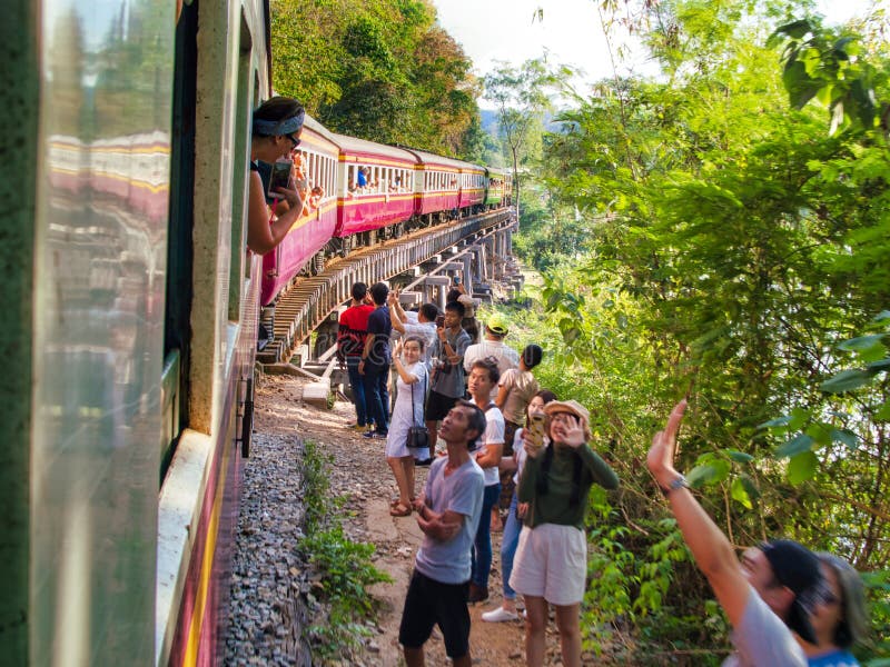 Kanchanaburi śmierci kolej zdjęcia stock Kanchanaburi śmierci kolej zdjęcia stock