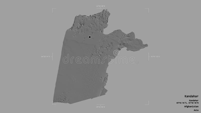 Kandahar Afghanistan Bounding Box Bilevel Stock Illustration Illustration Of Atlas Overlay 193104334