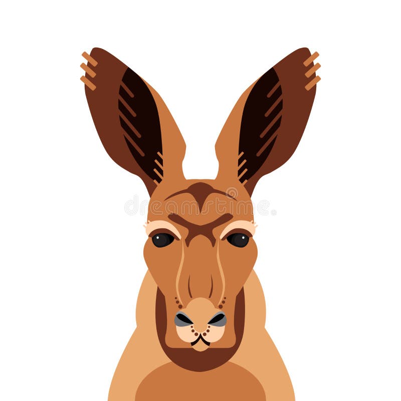 Kangaroo stock vector. Illustration of sign, flat, hipster - 58289335 Kangaroo stock vector. Illustration of sign, flat, hipster - 58289335