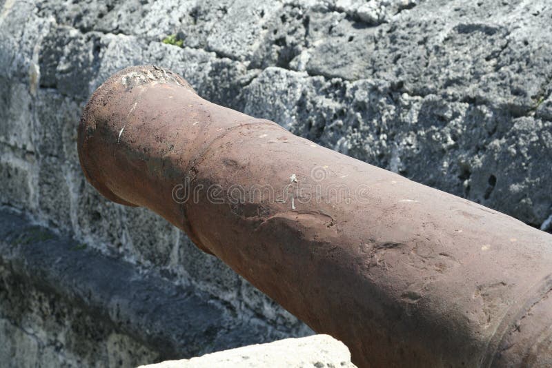 kanoncartagena vägg arkivbilder kanoncartagena vägg arkivbilder