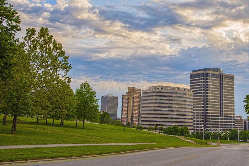 Kansas City Missouri Downtown Buildings Editorial Stock Photo Image
