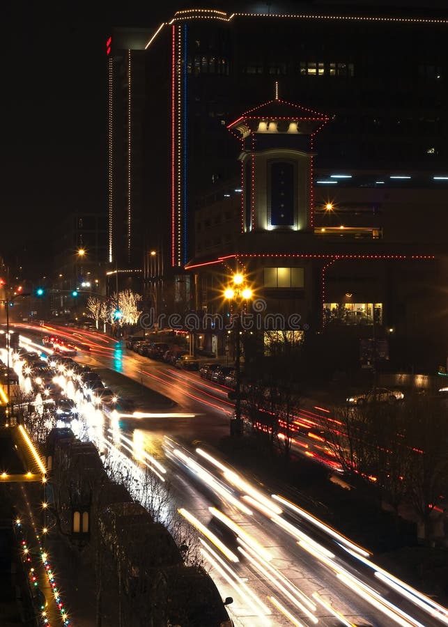 Kansas City stock image. Image of downtown, kansas, lights 15101721