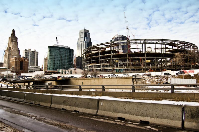 Kansas City Urban Construction Stock Photo Image of growth, city