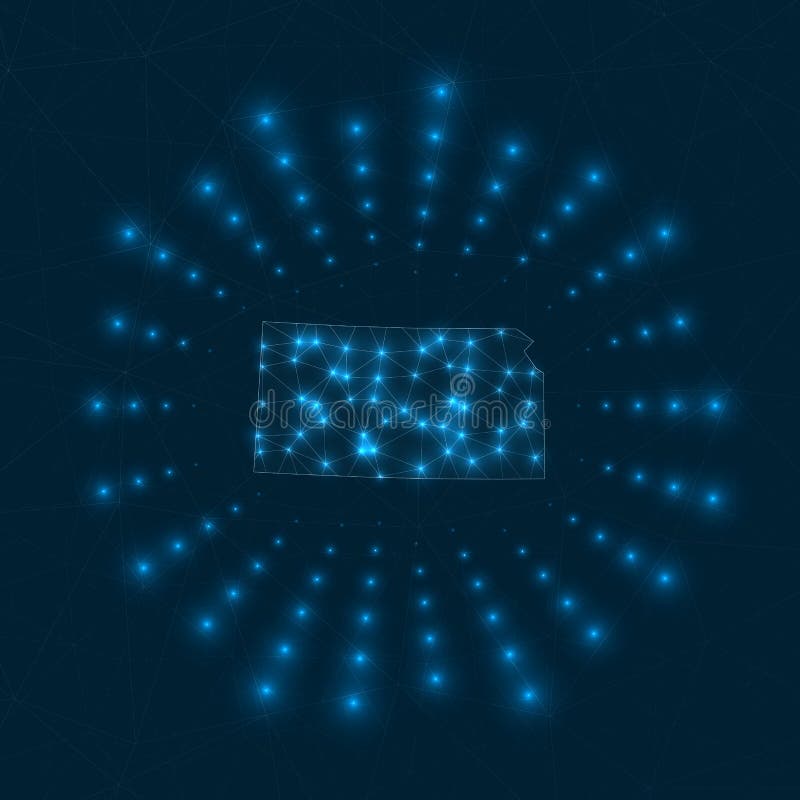 Digital Kansas logo. stock vector. Illustration of matrix 184697076