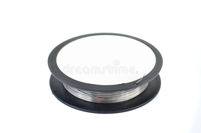 Kanthal-Spule für das Vaping lizenzfreies stockbild Kanthal-Spule für das Vaping lizenzfreies stockbild