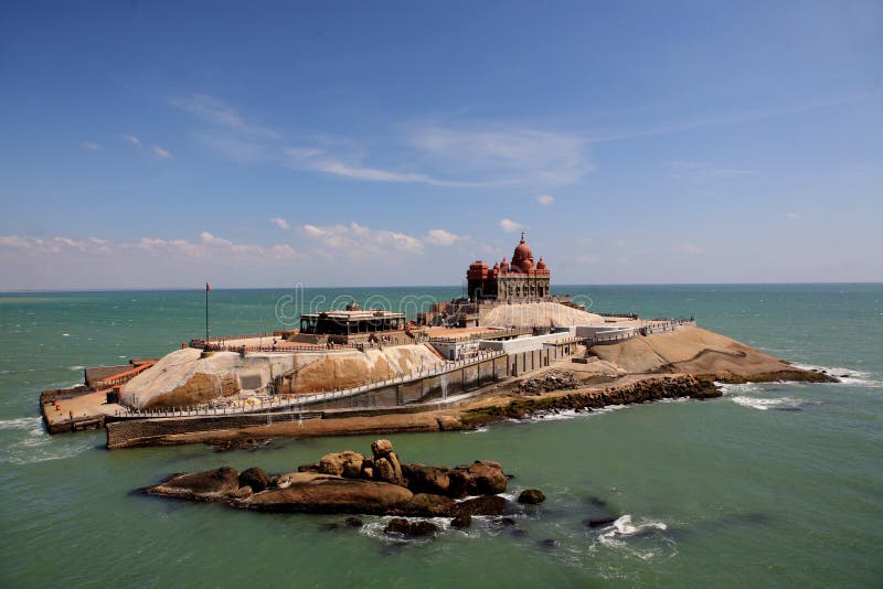 Kanyakumari, het zuidelijkste punt van India stock afbeelding Kanyakumari, het zuidelijkste punt van India stock afbeelding