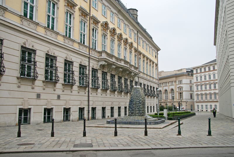 Kanzler ` s Büro von Österreich in Wien stockfoto Kanzler ` s Büro von Österreich in Wien stockfoto