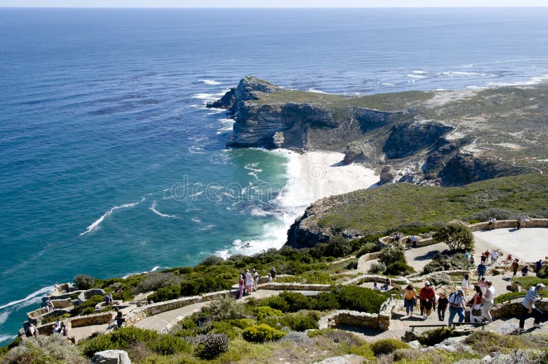 Visitors at Cape Point South Africa. Visitors at Cape Point South Africa