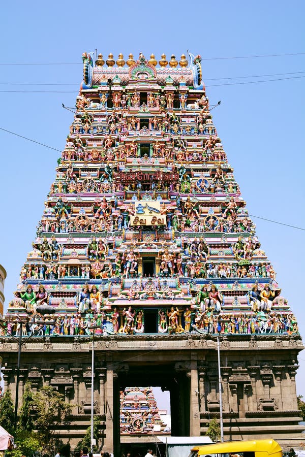 Kapaleeshwarartempel Chennai stock fotografie Kapaleeshwarartempel Chennai stock fotografie