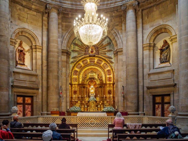 Kapell av nattvardsgången - Santiago de Compostela arkivfoto Kapell av nattvardsgången - Santiago de Compostela arkivfoto