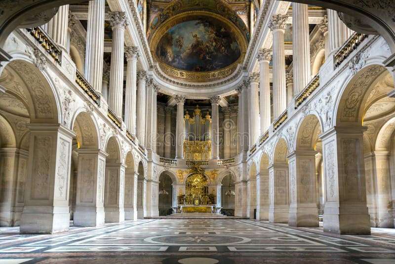 Kapelle In VersaillePalast Stockfoto Bild von