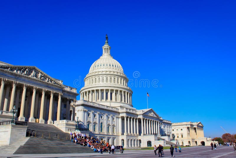KAPITAŁOWY USA Budynek, Waszyngton, DC obraz royalty free