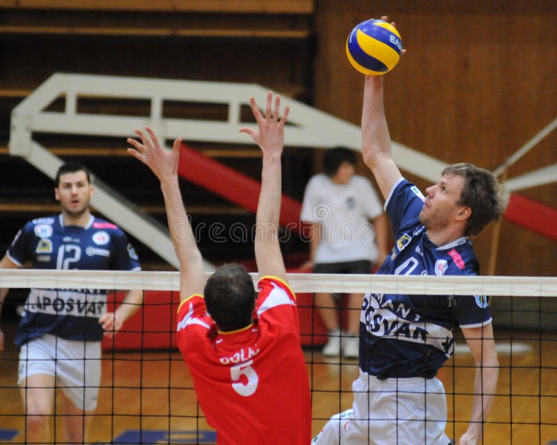 Kaposvar - Mladost Zagreb Volleyball Game Editorial Image - Image of ...