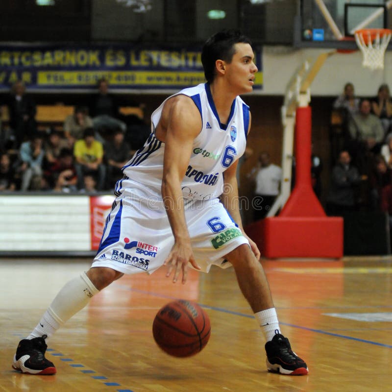 Kaposvar - Sopron Basketballspiel lizenzfreie stockbilder Kaposvar - Sopron Basketballspiel lizenzfreie stockbilder