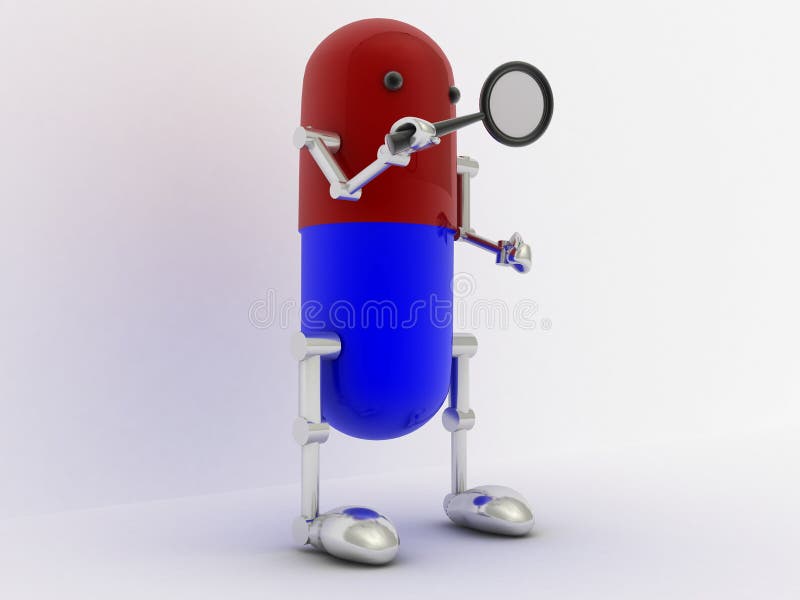 Kapsuły 3d mężczyzna ilustracja wektor Kapsuły 3d mężczyzna ilustracja wektor