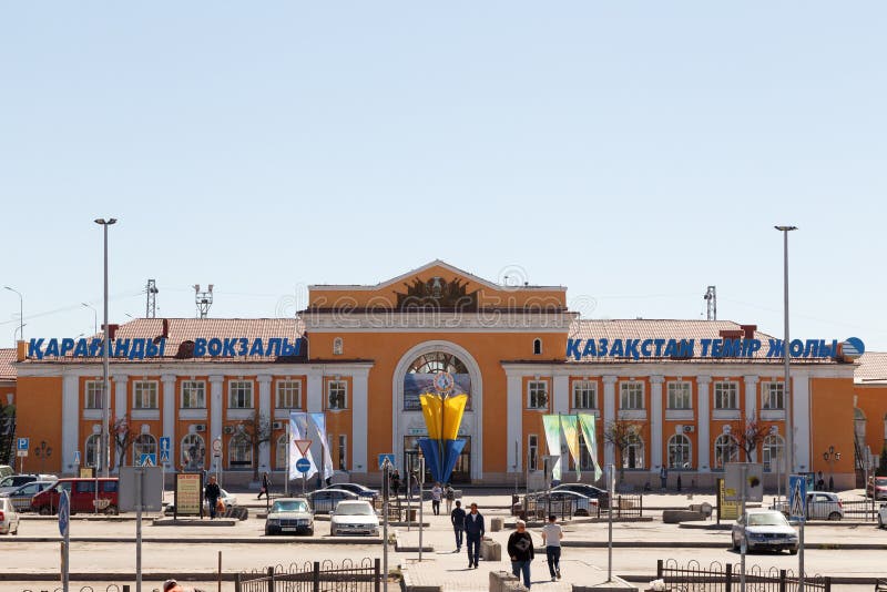 Karaganda, Kazakhstan September 1, 2016 Victory Park in Karaganda